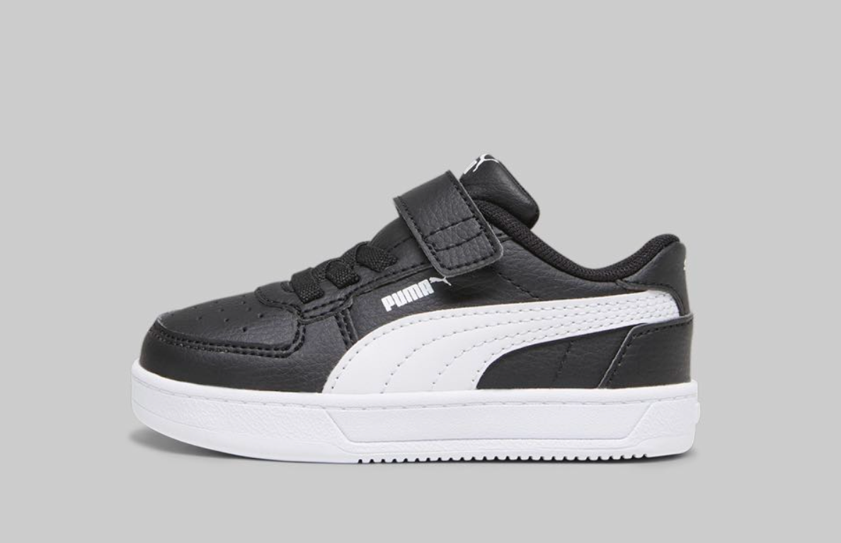 Tenis Puma Caven 2.0 ac+ inf Negro Blanco 39384105 Bebe