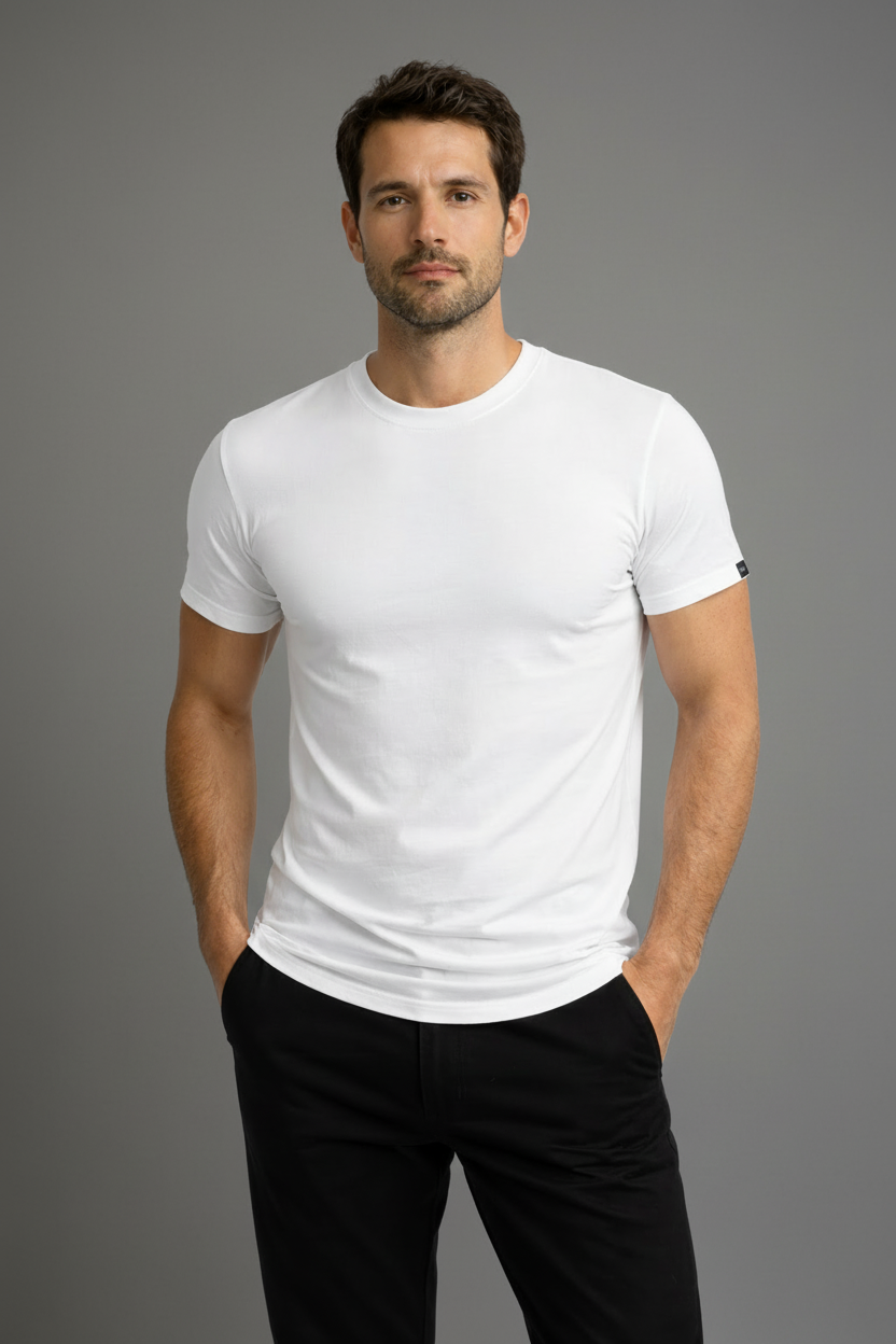 Playera Rutz Básica Blanco