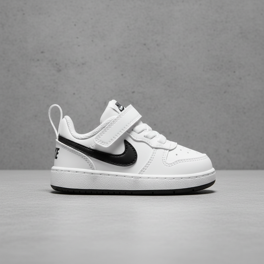 Tenis Nike Court Borough Low Recraft (TD) DV5458104 Blanco Negro Bebe