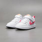 Tenis Nike Court Borough Low 2 (TDV) BQ5453 108 Blanco Rosa Bebe