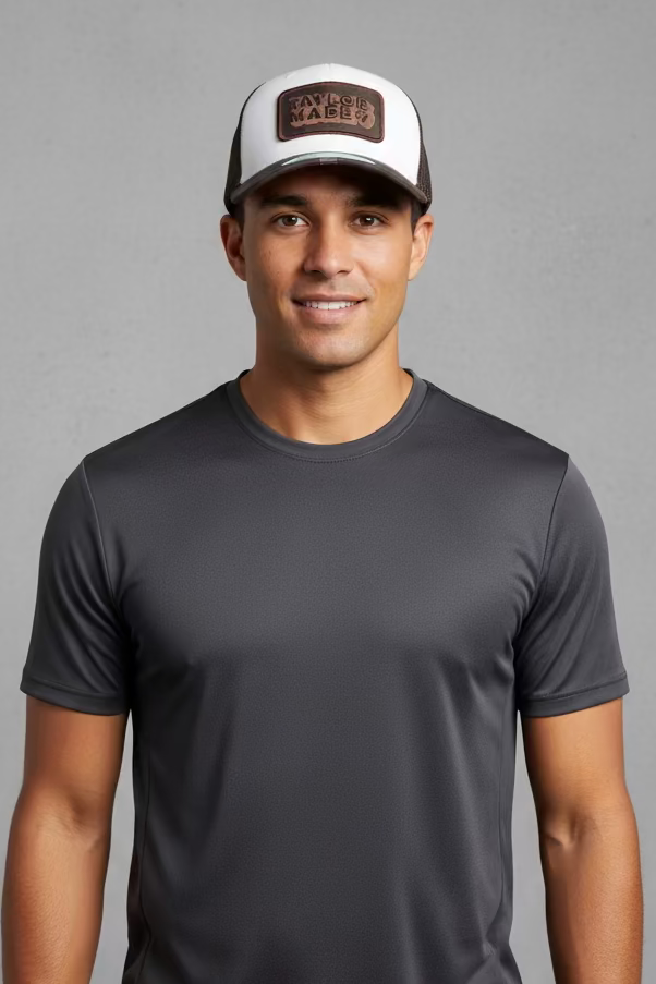 Gorra Taylor Made Golf Trucker Blanco Café N3825418 Ajustable
