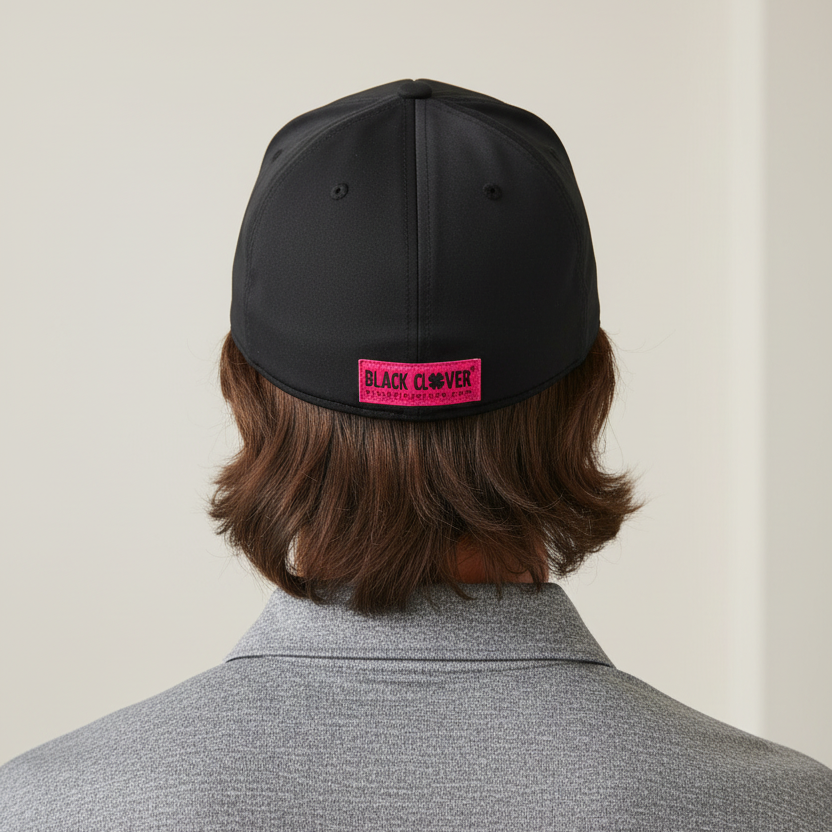 Gorra Black Clover Premium 185 Negro Rosa