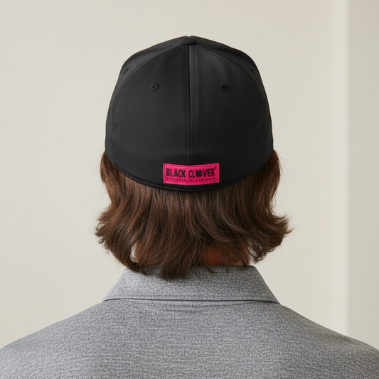 Gorra Black Clover Premium 185 Negro Rosa