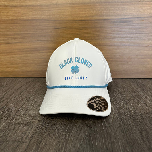 Gorra Black Clover Laguna 1 Blanco Azul SnapBack Ajustable