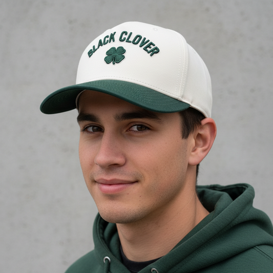 Gorra Black Clover Timeless 3 Beige Verde Ajustable