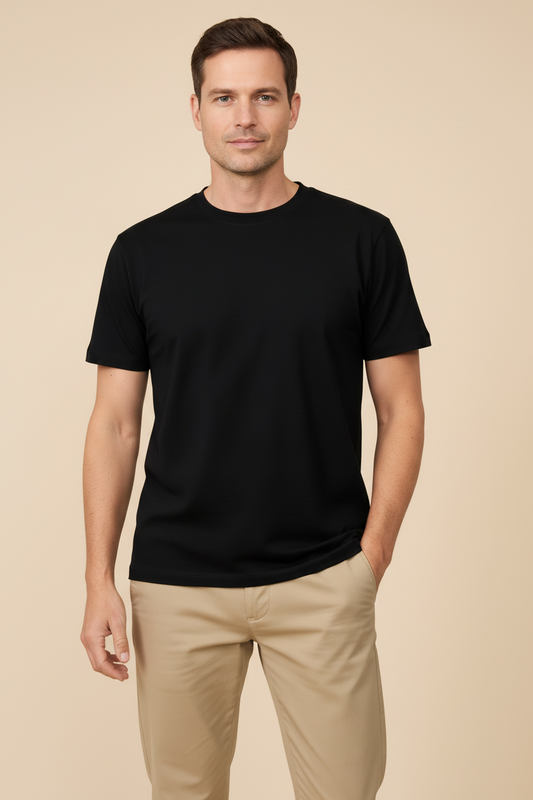 Playera NØR Waffle Negro