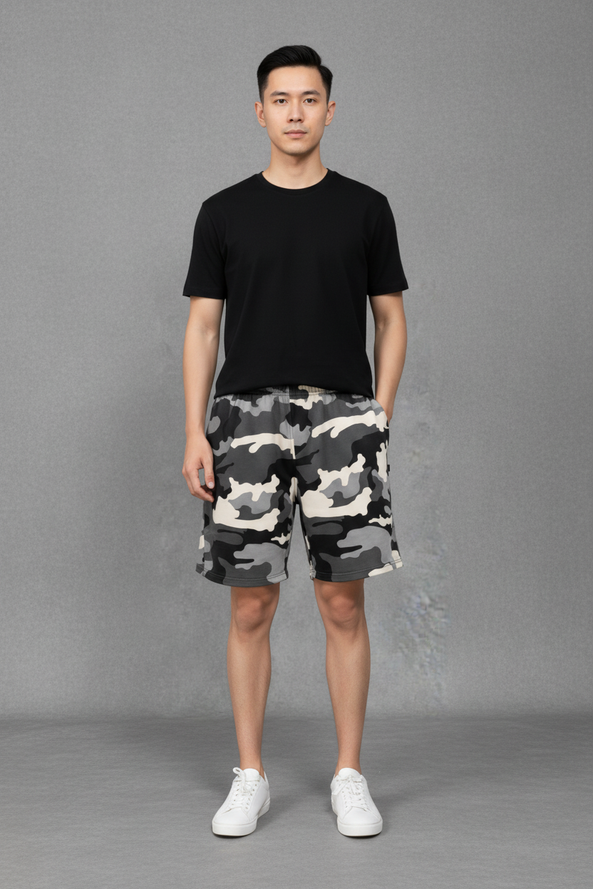 Short Rutz Daily Camo blanco