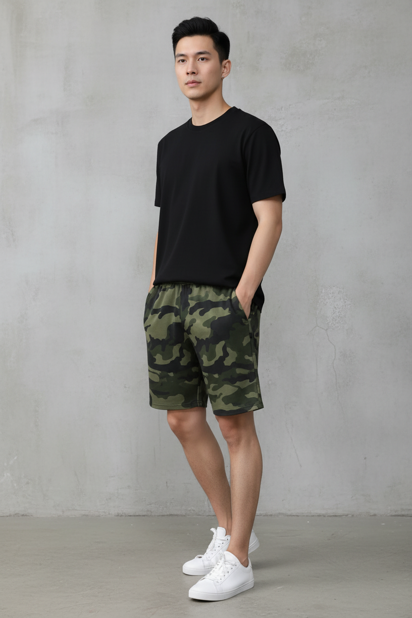 Short Rutz Daily Camo verde