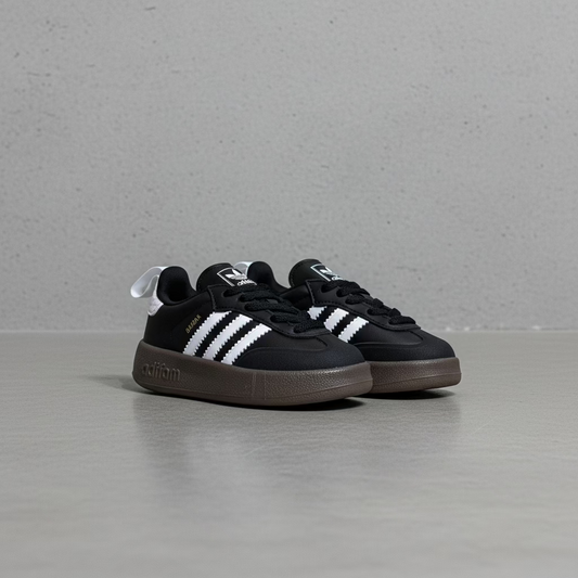 Tenis Adidas Adifoam Samba 360 I Negro Blanco Jh5201 Bebe KIDS