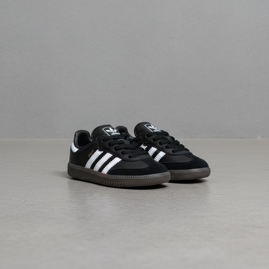 Tenis Adidas Samba Samba OG el i Negro Blanco IE3680 Bebe KIDS