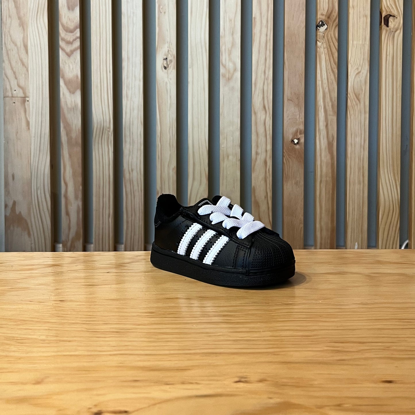 Tenis Adidas Superstar ll CF EI JI0213 Negro blanco Bebe