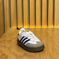 Tenis Adidas Adifoam Samba 360 I Blanco Negro IH3506 Bebe KIDS