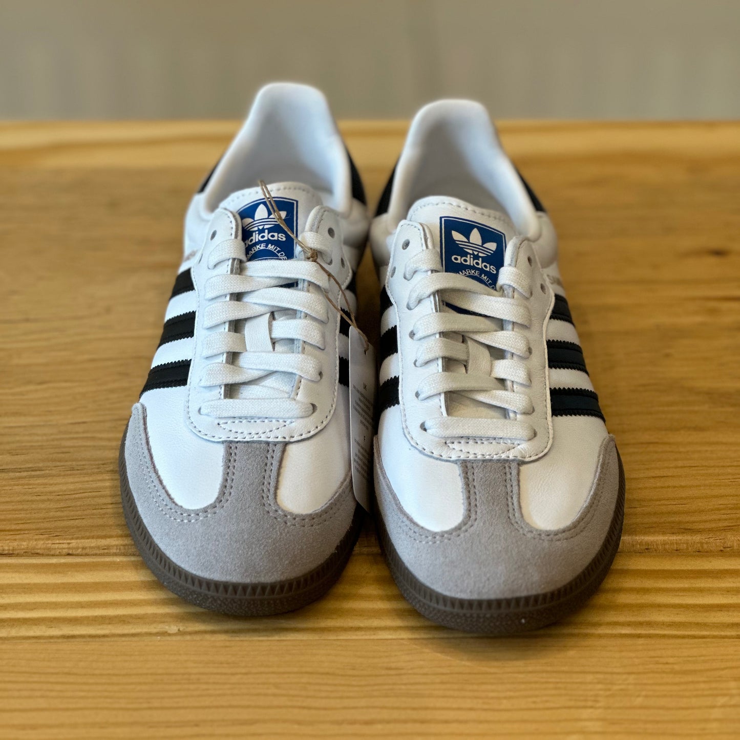 Tenis Adidas Samba OG C Clasico Blanco Negro IE3677 Junior