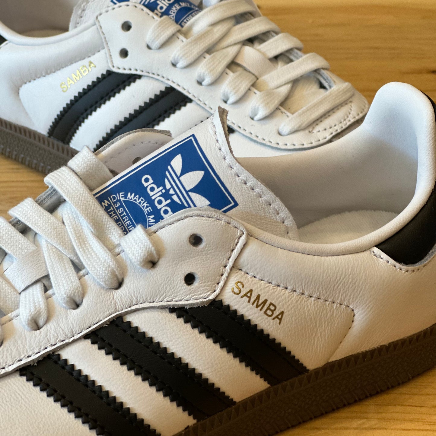 Tenis Adidas Samba OG C Clasico Blanco Negro IE3677 Junior