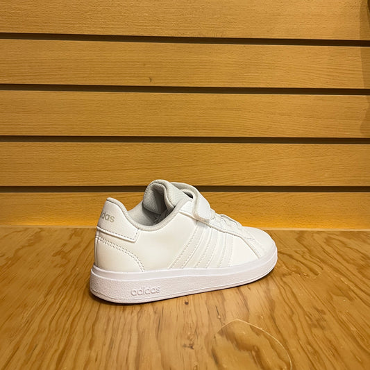 Tenis Adidas Grand court 2.0 el c IH5531 Blanco Junior