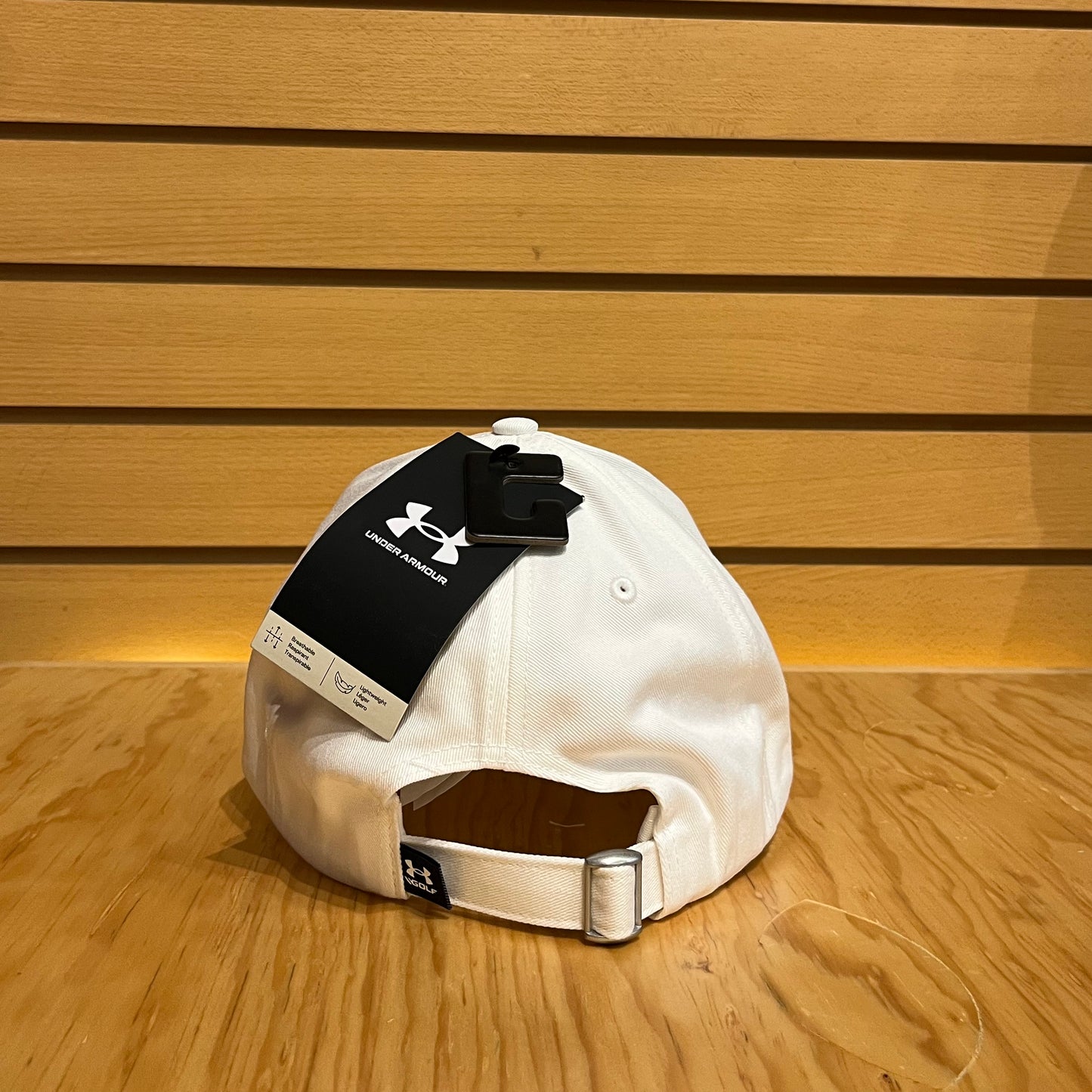 Gorra Under Armour Golf 1389912 Blanco Navy Ajustable