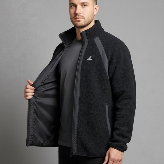Chamarra New Balance All Terrain Oversized Negro 30WJ13505B
