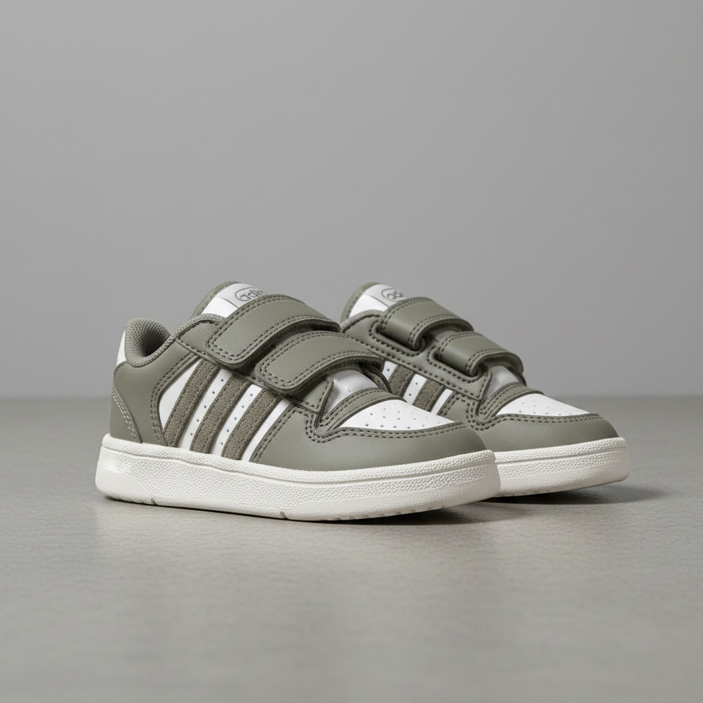 Tenis Adidas Break Star CF I IH5287 Olivo Blanco Bebe
