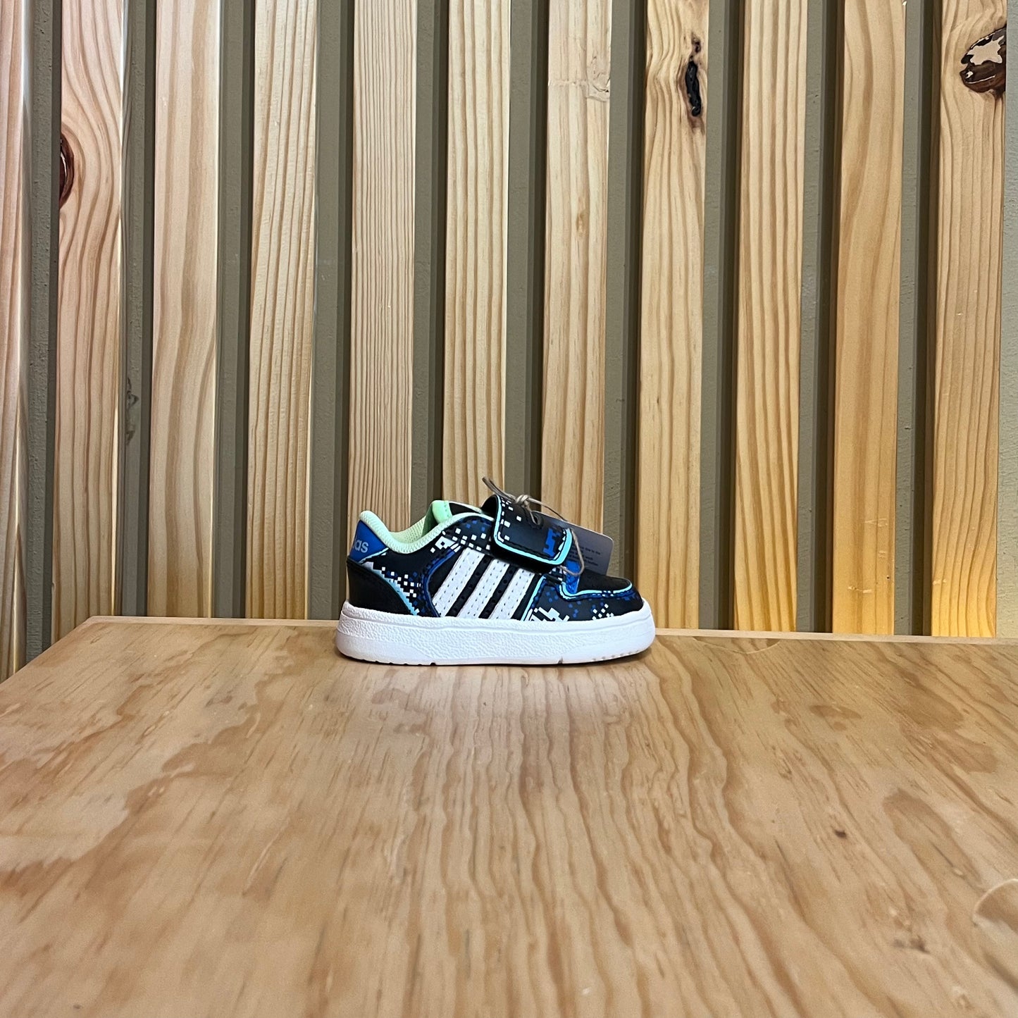 Tenis Adidas Break Start CF I JQ5303 Bebe Negro Verde
