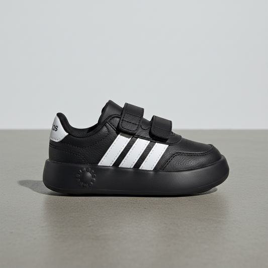 Tenis Adidas Breaknet 2.0 CF I ID5277 Negro Blanco Bebe