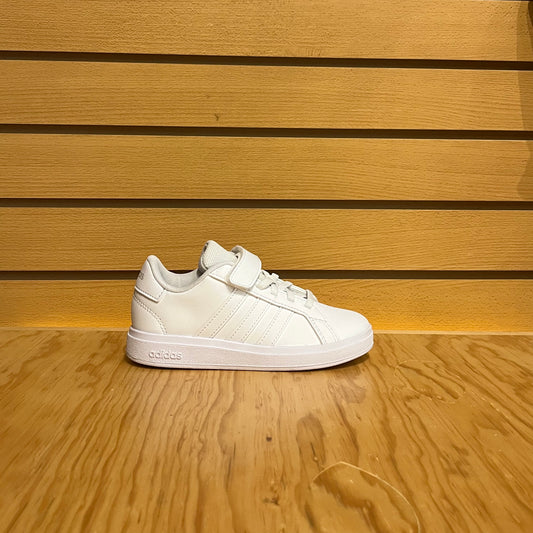 Tenis Adidas Grand court 2.0 el c IH5531 Blanco Junior