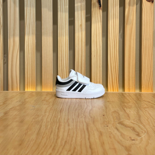 Tenis Adidas Hoops 4.00 cf i Ji3486 Blanco Negro Bebe