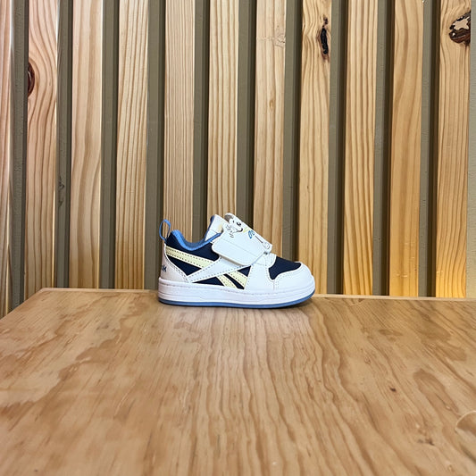 Tenis Reebok  Royal prime snug 100232571 Blanco Azul Verde Bebe