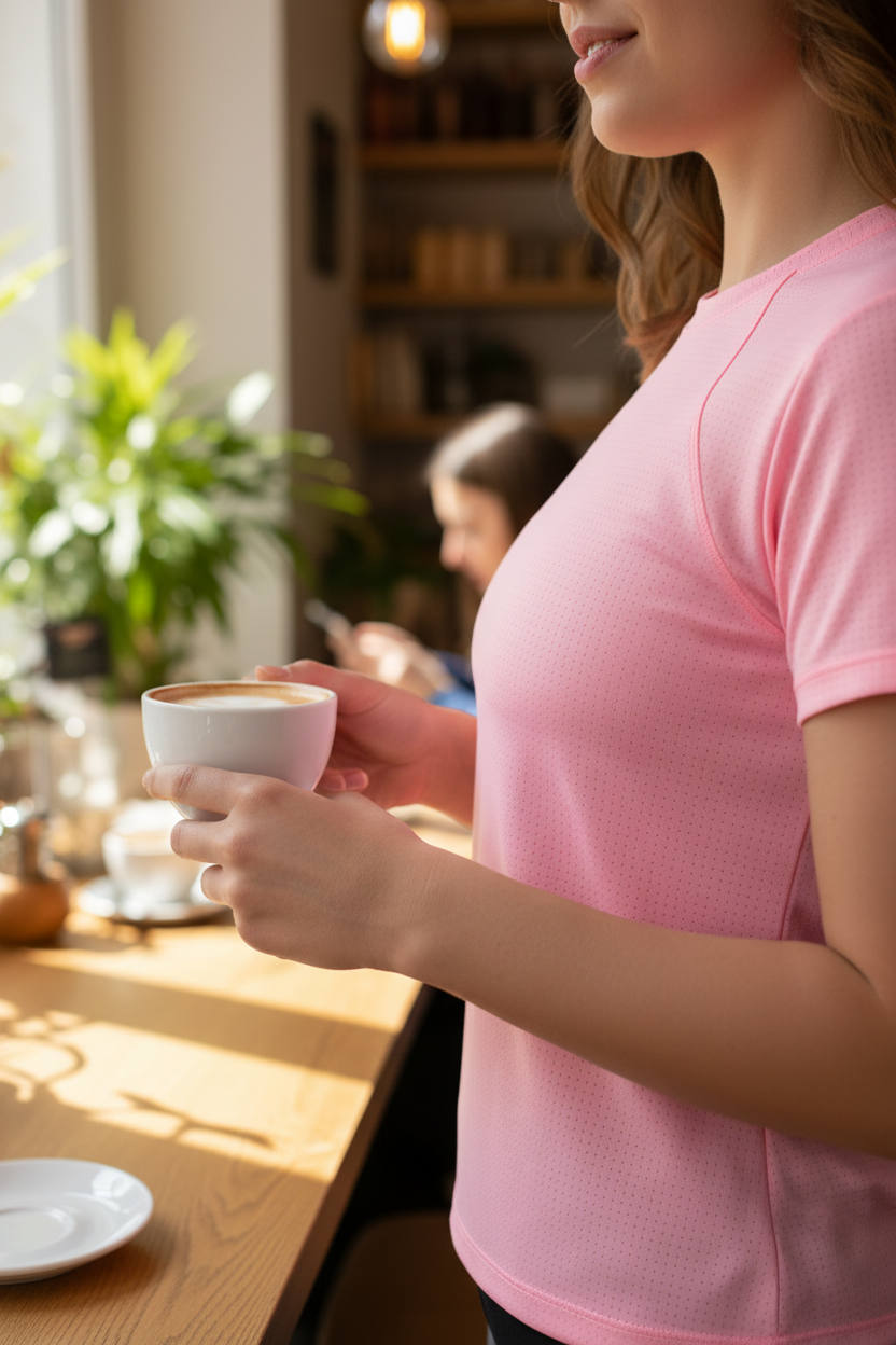 Blusa NØR Perf Rosa Unitalla
